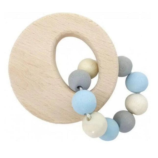 Hess Spielzeug Wooden Rattle - Circle-Hess Spielzeug-Hello Charlie