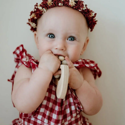 Hess Spielzeug Wooden Rattle - Heart-Hess Spielzeug-Hello Charlie