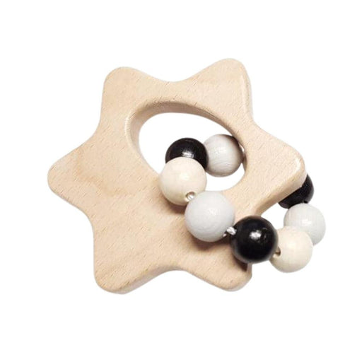 Hess Spielzeug Wooden Rattle - Star - Hello Charlie