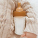 Hevea Baby Wide Neck Glass Feeding Bottles - 2 pack - Natural--Hello-Charlie