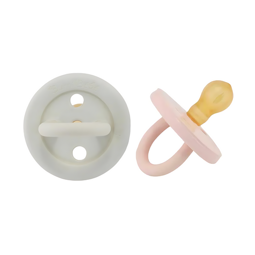 Hevea Bumi Bébé Natural Pacifier - Rose & Sage--Hello-Charlie