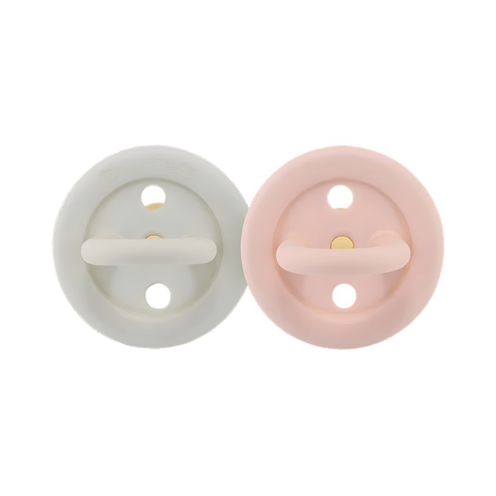 Hevea Bumi Bébé Natural Pacifier - Rose & Sage - Hello Charlie