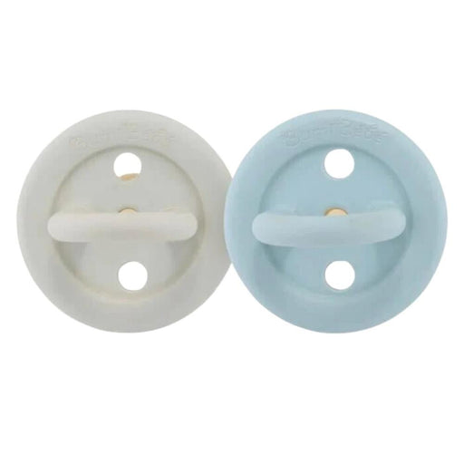 Hevea Bumi Bebe Natural Rubber Pacifier - Denim & Sage - Twin Pack - Hello Charlie