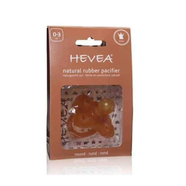 Hevea Crown Pacifier - Round--Hello-Charlie