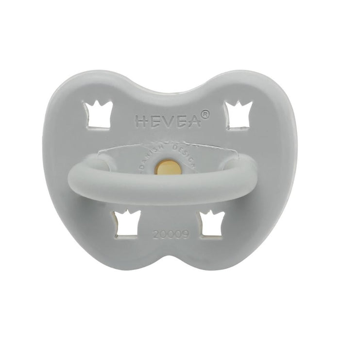 Hevea Natural Pacifier - Gorgeous Grey - Single - Pack - Hello Charlie