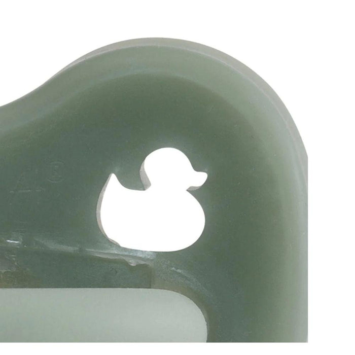 Hevea Natural Pacifier - Moss Green - Single - Pack - Hello Charlie