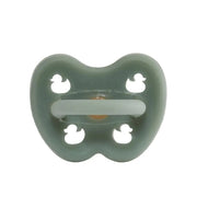 Hevea Natural Pacifier - Moss Green - Single-Pack-Hevea-Round 0 to 3 months-Hello Charlie