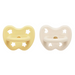 Hevea Natural Pacifier - Pale Butter & Milky White--Hello-Charlie