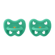 Hevea Natural Pacifier - Pop of Green-Hevea-Orthodontic 3-36 months-Hello Charlie