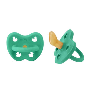 Hevea Natural Pacifier - Pop of Green-Orthodontic 3-36 months-Hello-Charlie