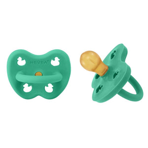 Hevea Natural Pacifier - Pop of Green-Round 3-36 months-Hello-Charlie
