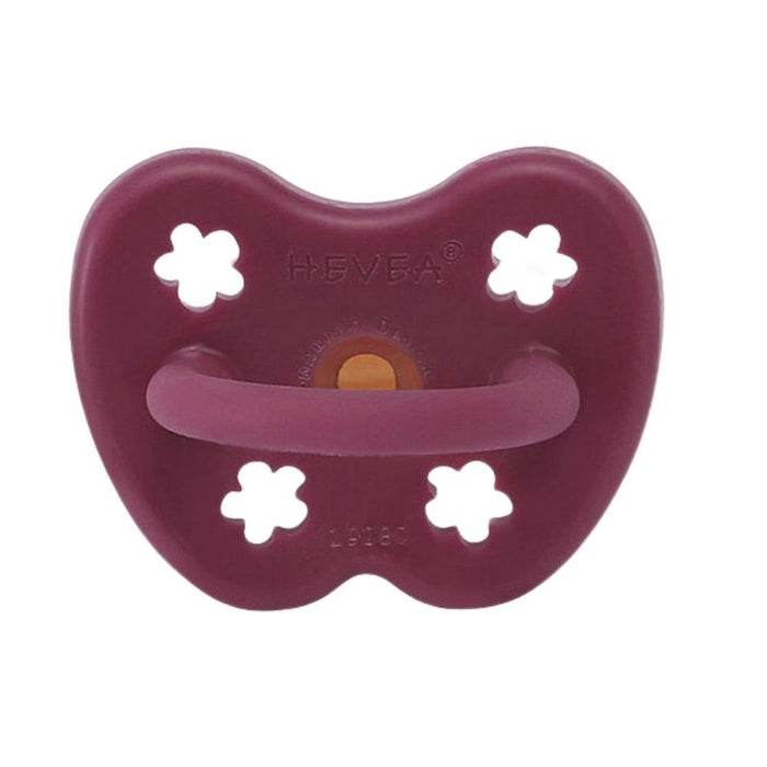 Hevea Natural Pacifier - Ruby - Single - Pack - Hello Charlie