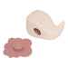 Hevea Natural Rubber Champagne Pink Whale--Hello-Charlie