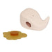 Hevea Natural Rubber Champagne Pink Whale & Vanilla Turtle - Hello Charlie