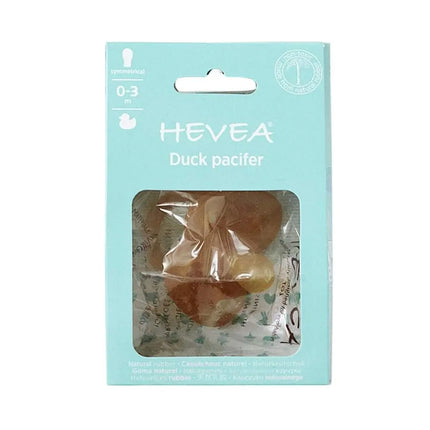 Hevea Natural Rubber Classic Pacifier-Symmetrical-Single-Pack-Hevea-3-36 months-Hello Charlie