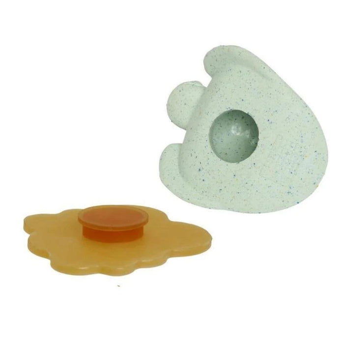 Hevea Natural Rubber Frosty White Whale & Sage Turtle - Hello Charlie