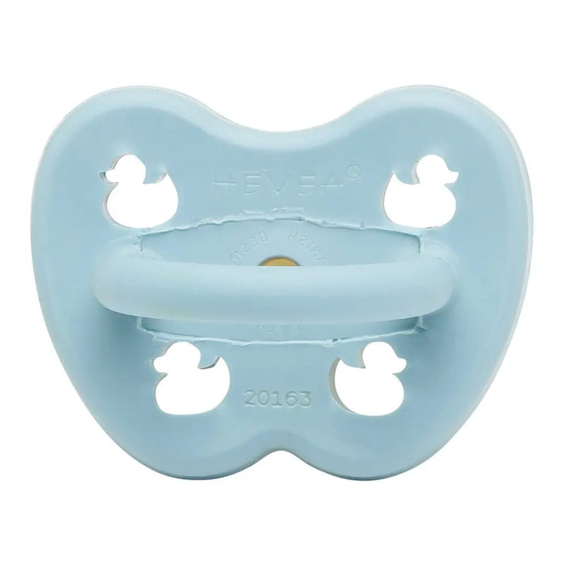 Hevea Natural Rubber Pacifier -Baby Blue-Single-Pack-Hevea-Orthodontic 0-3 months-Hello Charlie
