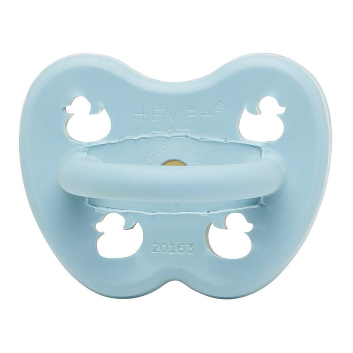 Hevea Natural Rubber Pacifier - Baby Blue - Single - Pack - Hello Charlie