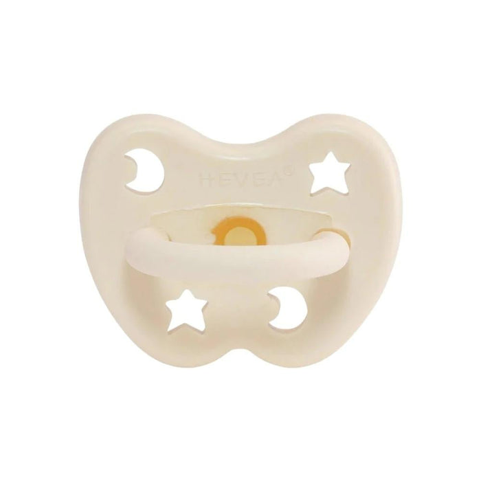 Hevea Natural Rubber Pacifier Coloured - Milky White - Single - Pack - Hello Charlie