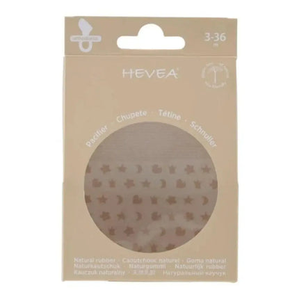 Hevea Natural Rubber Pacifier - Light Orchid & Sandy Nude- Twin Pack-Hevea-Orthodontic 3-36 months-Hello Charlie