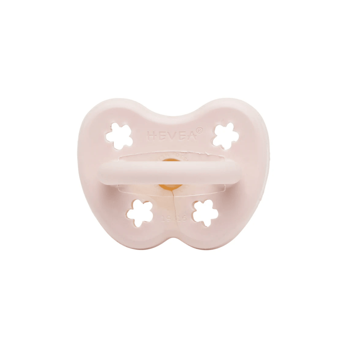 Hevea Natural Rubber Pacifier - Powder Pink - Single - Pack - Hello Charlie