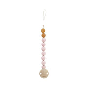 Hevea Pacifier Holder - Natural Rubber-Hevea-Powder Pink-Hello Charlie