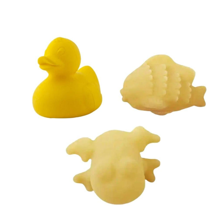 Hevea Pond Animals Bath Toys - Natural - Hello Charlie