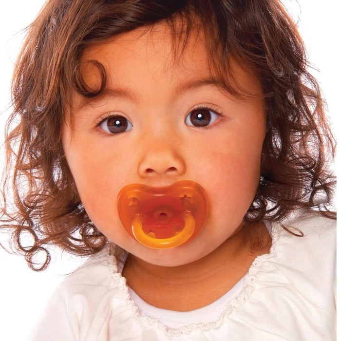 Hevea Star & Moon Pacifier - Orthodontic--Hello-Charlie