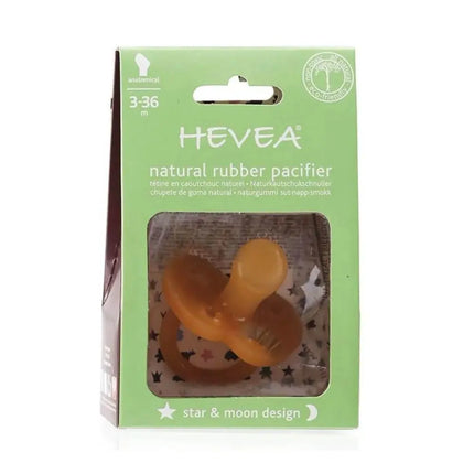 Hevea Star & Moon Pacifier - Orthodontic-Hevea-0-3 months-Hello Charlie