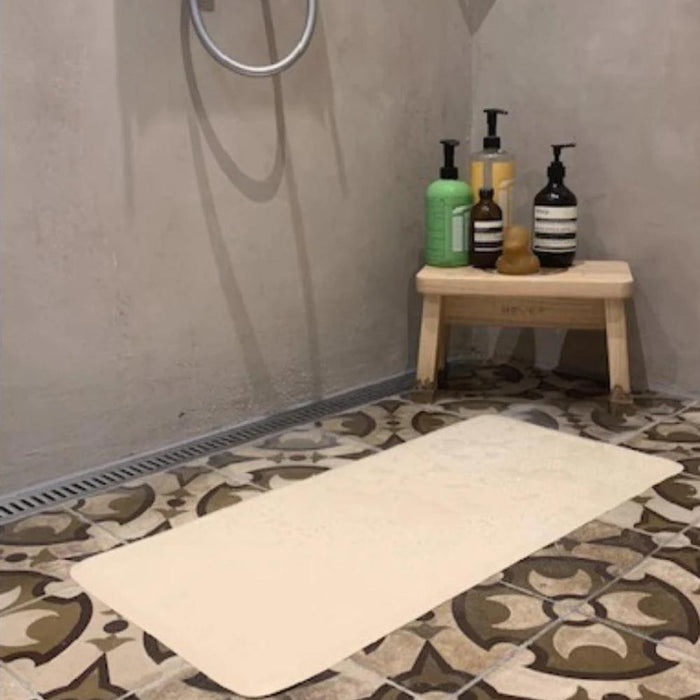 Hevea Upcycled Natural Rubber Bath Mat - Marble - Hello Charlie