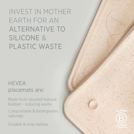 Hevea Upcycled Natural Rubber Placemat - Marble-Hevea-Hello Charlie