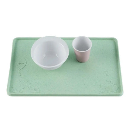 Hevea Upcycled Natural Rubber Placemat - Mint-Hevea-Hello Charlie