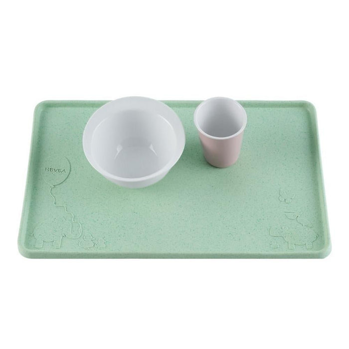 Hevea Upcycled Natural Rubber Placemat - Mint - Hello Charlie