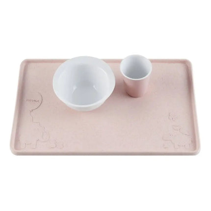 Hevea Upcycled Natural Rubber Placemat - Peach-Hevea-Hello Charlie