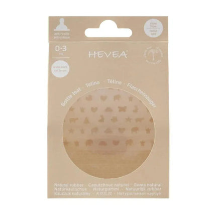 Hevea Wide Neck Baby Feeding Bottle Teat-Hevea-Slow Flow-Hello Charlie