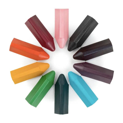 Honeysticks Beeswax Crayons 10 Pack - Triangles-Honeysticks-Hello Charlie
