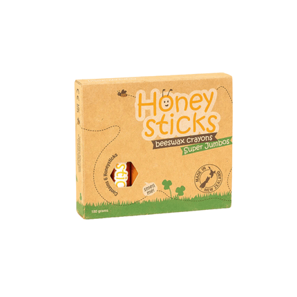 Honeysticks Beeswax Crayons 6 Pack - Super Jumbo-Honeysticks-Hello Charlie