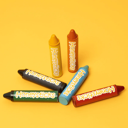 Honeysticks Beeswax Crayons 6 Pack - Super Jumbo-Honeysticks-Hello Charlie