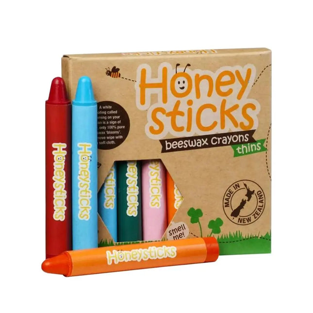 Honeysticks Beeswax Crayons 8 Pack - Jumbos-Honeysticks-Hello Charlie