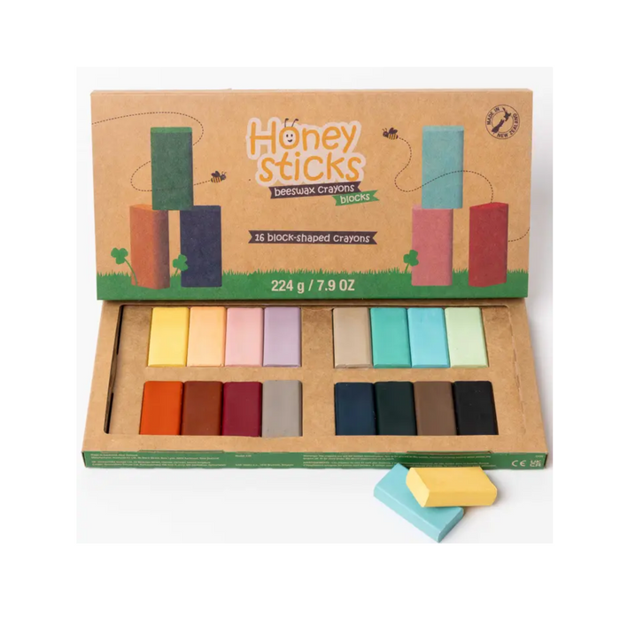 Honeysticks Beeswax Crayons - Blocks-Hello-Charlie