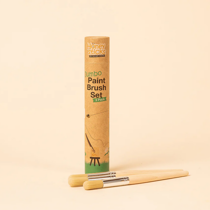 Honeysticks Jumbo Paint Brush Set - 3 Pack-Hello-Charlie