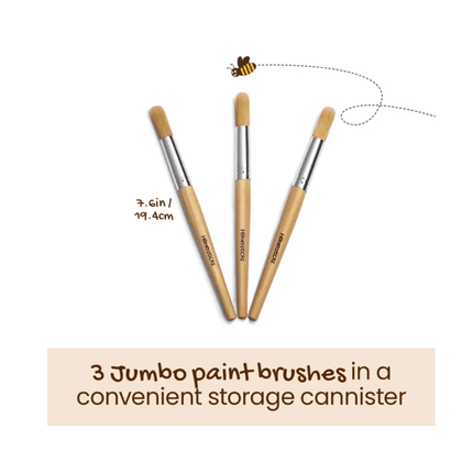 Honeysticks Jumbo Paint Brush Set - 3 Pack-Honeysticks-Hello Charlie