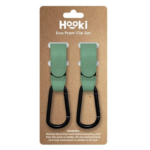 Hooki Duo Pram Clip Hook - Fern - Hello Charlie