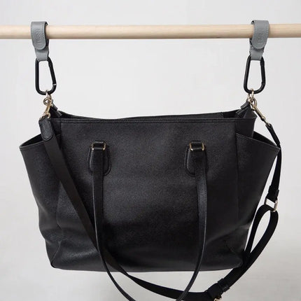 Hooki Duo Pram Clip Hook - Grey-Hooki-Hello Charlie