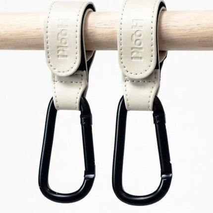 Hooki Duo Pram Clip Hook - Ivory-Hooki-Hello Charlie