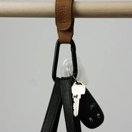 Hooki Duo Pram Clip Hook - Tan-Hooki-Hello Charlie