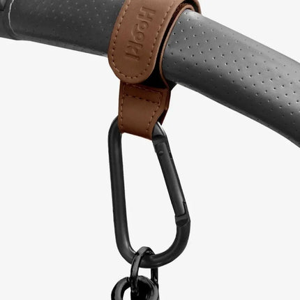 Hooki Duo Pram Clip Hook - Tan-Hooki-Hello Charlie