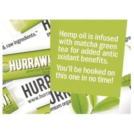 Hurraw Lip Balm Green Tea-Hurraw-Hello Charlie