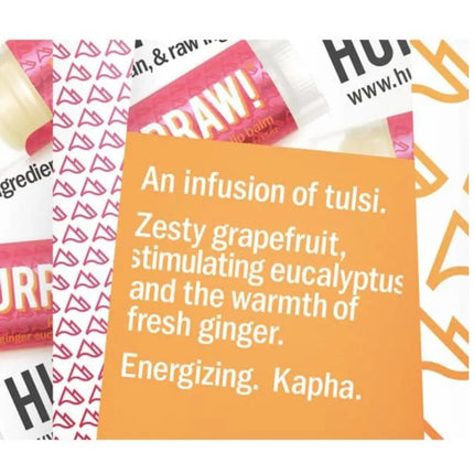 Hurraw Lip Balm Kapha - Grapefruit, Ginger, Eucalyptus-Hurraw-Hello Charlie