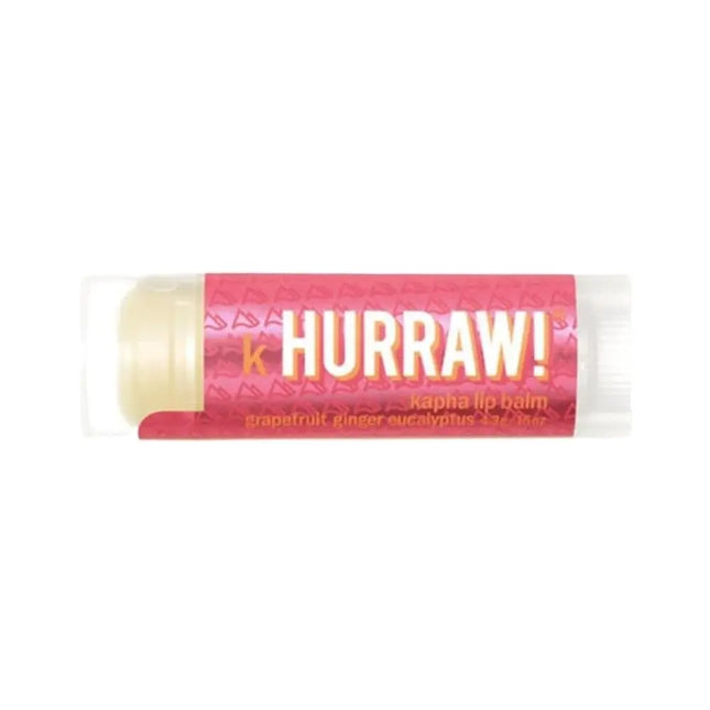 Hurraw Lip Balm Kapha - Grapefruit, Ginger, Eucalyptus-Hurraw-Hello Charlie